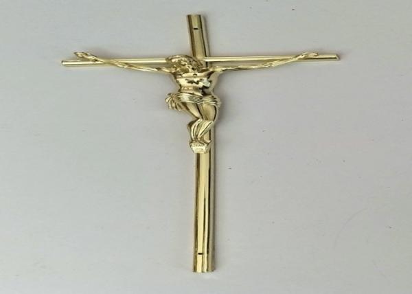 Buy cheap 37×13.7cm Gold Color PP Material Coffin Cross from wholesalers