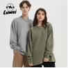 Buy cheap Long Sleeve Heavyweight Cotton Hoodie Grey Crew Neck Vintage Man Sweatshirts from wholesalers