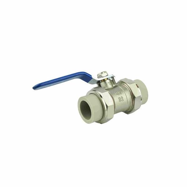 Buy cheap PN16 Telfon Sealing Brass Ball Valves Level Hand PPR Ball Valves 1/2 - 4 Inch 320g from wholesalers