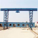 15t Single Beam Girder Electric Gantry Crane With Electric Wirerope Hoist
