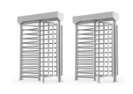 40W SS Full Height Turnstile 600mm Arm Full Body Turnstile 1.5mm Thickness