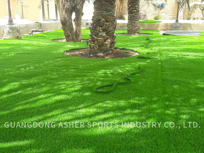 Wedding Use Garden Artificial Grass Turf 25mm Height Deck Tiles Type