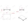 Buy cheap SUS304 Axle Flatbed Trolley With UPE Casters 300kg Load Capacity from wholesalers