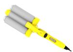 32mm Three Barrel Hair Waver , Tourmaline Ceramic Barrel Curling Iron