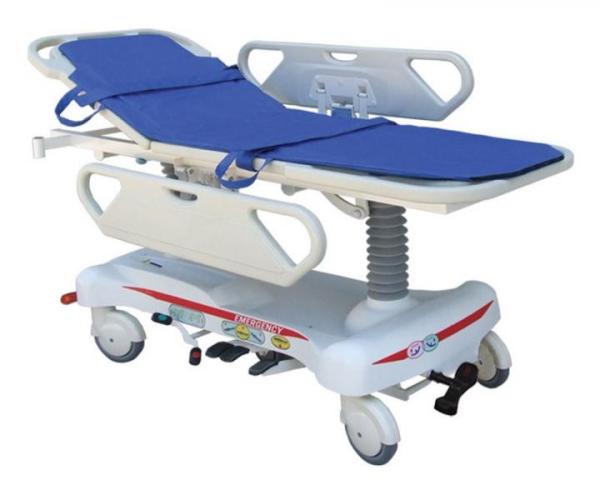 Buy cheap Hospital ABS Emergency Stretcher Trolley Hydraulic Adjustable For Patient Transfer from wholesalers