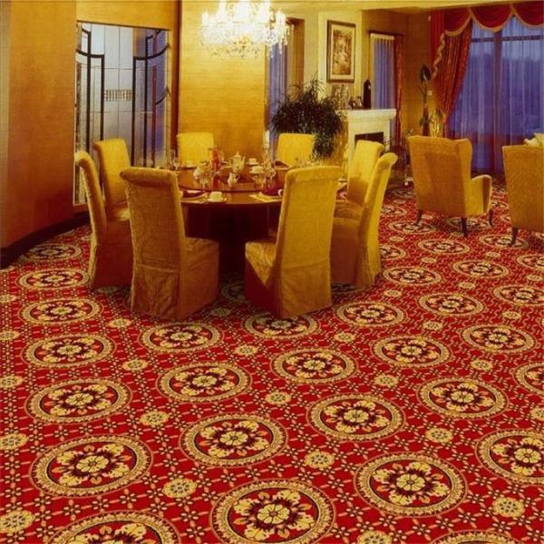 Buy cheap Commercial Kitchen Flooring Red With Yellow Color Flower Filled Drawing from wholesalers