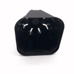 Black Plastic Square Pot For Succulent Orchid Cactus Plant