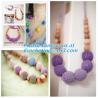 Buy cheap Candy Colors Crochet Round Wooden Beads Necklace For Women, baby, fashion, clothes, bead from wholesalers