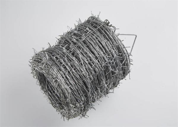Buy cheap Hot Dipped Galvanized Barbed Wire Reverse Twist 20cm Aperture from wholesalers