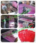 PLC Automatic Non Woven Bag Making Machine For Non Woven Bag Handle Bag