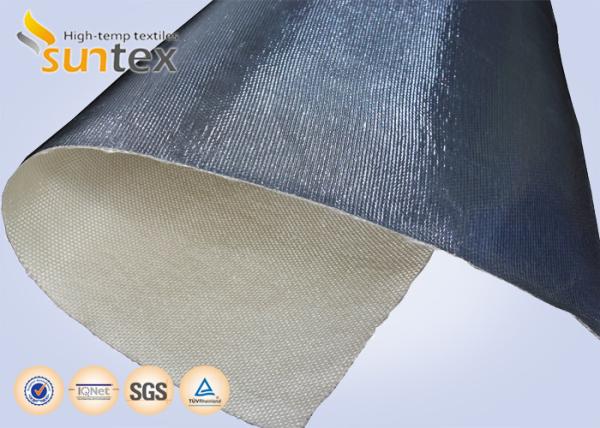 Buy cheap 14 microns Aluminum Foil Fiberglass Cloth Fire Insulation Blanket Glass Fiber Fabric from wholesalers