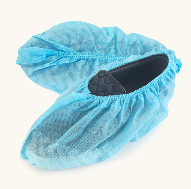 PP PE Plastic Overshoe Covers Non Woven Disposable Waterproof Shoe Protectors