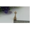 Buy cheap Luggage hardware accessories Paris Tower shape 50mm length gold pendant metal buckle zipper tag from wholesalers