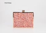 Buy cheap Luxury high quality pink color crystal clutch purse ladies bag evening handbag from wholesalers