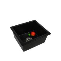 Buy cheap Depth 200mm Square Bowl Quartz Stone Kitchen Sink For Minimum Cabinet product