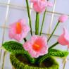Buy cheap New Creative Luxury Handmade Crochet Knitting Plants Flowers Handicraft Home Decorations Crochet Flower from wholesalers
