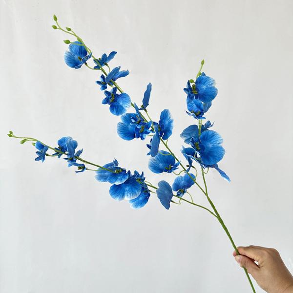Simulated dancing orchid wedding hotel photography props, home decoration