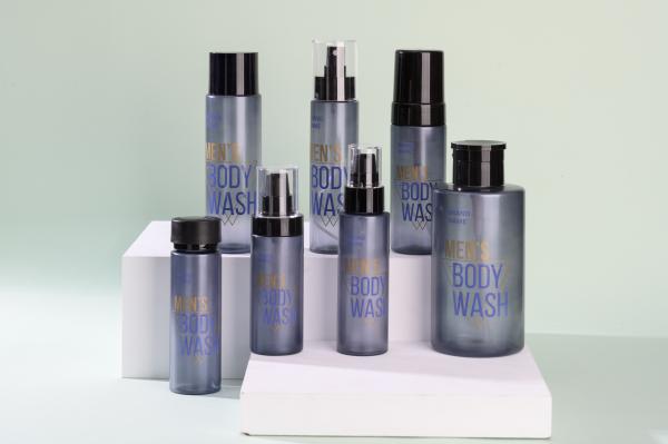 Buy cheap 1000ml Cream Serum Plastic Cosmetic Bottles Jar With Wooden Lid Foam Pump from wholesalers