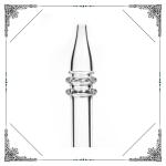 Real Quartz Honey Straw Quartz Nail For Glass Bong Nectar Collector Replacement