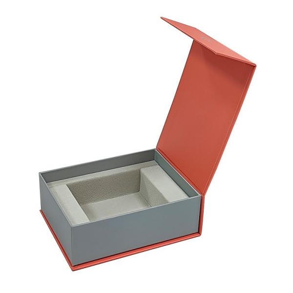 Buy cheap Varnished Red Book Shape Rectangle Magnetic Gift Box with Flip Top and Magnetic Catch from wholesalers