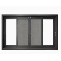 Buy cheap 80mm Width Horizontal Opening Aluminum Casement Glass Windows For Commercial product
