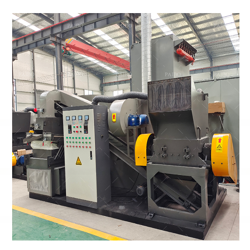 Paibo Mini Cable Shredder Used Copper Wire Granulator Machine for Copper Recycling