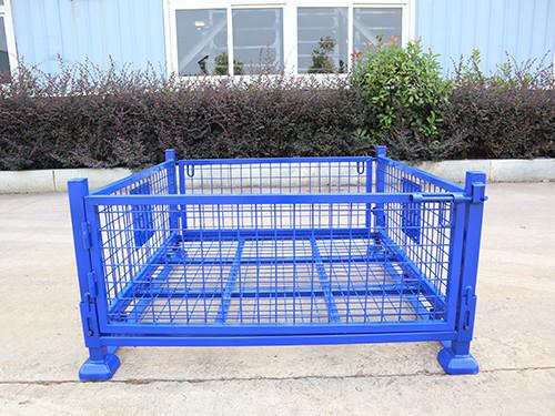 Buy cheap 50mm X 50mm Customized Heavy Duty Collapsible Pallet Cage For Industrial Use from wholesalers