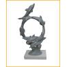 Buy cheap Carving Stone Dolphin Sculpture from wholesalers