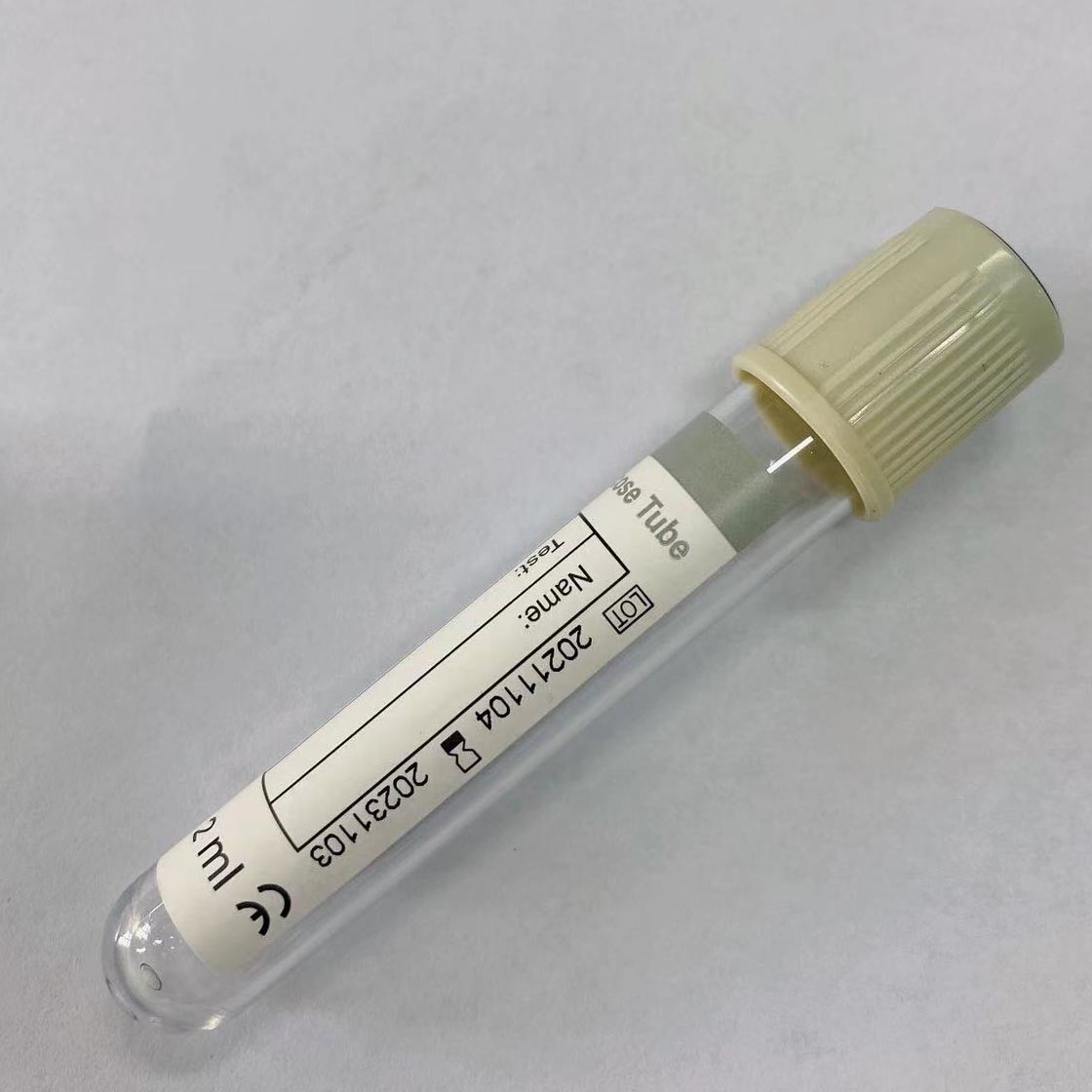 Grey Cap Glucose Tube With Sodium Fluoride EDTA Heparin Tube 1 - 10ml