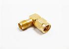 Buy cheap 90 Degree Cable TV Connector Copper SMA Male To SMA Female Adapter from wholesalers