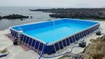 Buy cheap Quick Installation Trestle PVC Swimming Pool Detachable Customized for Different Spaces from wholesalers