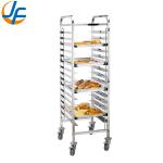 RK Bakeware China- Aluminum Commercial Baking Tray Trolley / 32 Trays Stainless