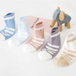 Anti Slip Printed Picture Socks Snagging Resistance For Newborn