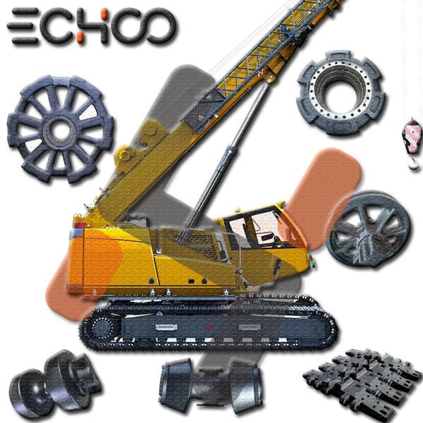 Buy cheap OEM Crawler Crane Undercarriage Parts Track Roller Top Roller Sprocket Idler Shoes from wholesalers
