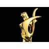 Buy cheap Poly Resin Material Award Cups Trophies With Abstract Figure Design from wholesalers