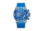 Mens Sports Stainless Steel Waterproof Watch Silicone Strap Good IP Plating