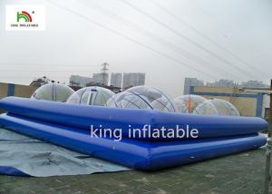 Wholesale Commercial Blue Inflatable Swimming Pool For Adults 1.3m High Rent from china suppliers