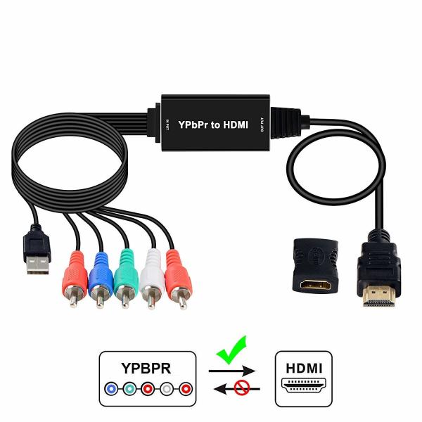 Buy cheap 1080P 60Hz Audio Video Converter Component RCA RGB YPbPr To HDMI from wholesalers