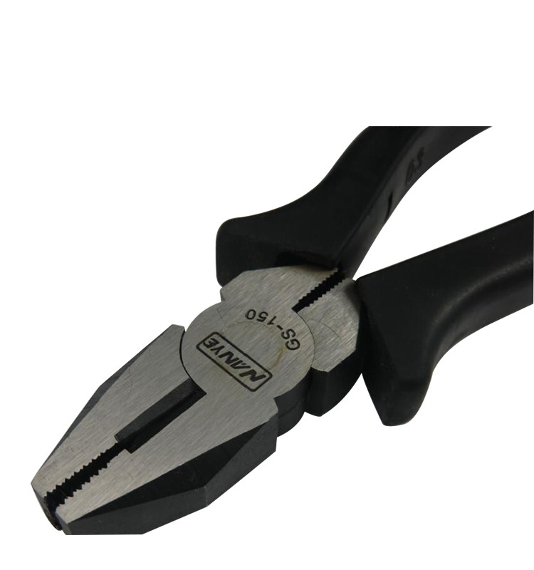 Black Color Spring Loaded Diagonal Cutters Insulated Grip 150mm Length