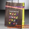 Buy cheap luxury famouse brand packaging texured brown paper shopping bags for watch jewelry underware from wholesalers