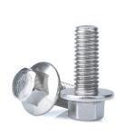 Aluminum Flanged Hexagon Bolts M6 Galvanized Hex Bolt For Furniture And