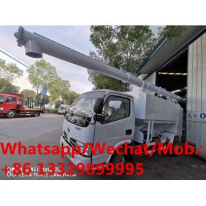Buy cheap Customized mini 6cbm livestock poultry feed pellet truck for sale, New good price 3tons bulk feed container on truck from wholesalers