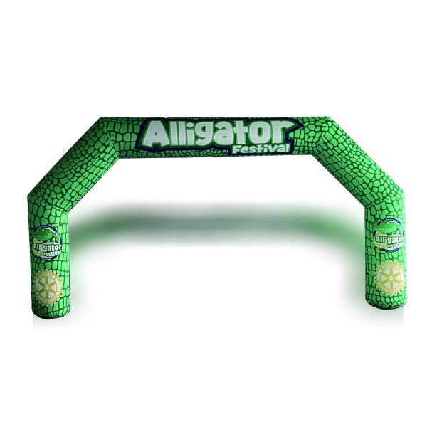 Buy cheap Rainbow Inflatable Finish Arch Outdoor Advertising Finish Line from wholesalers
