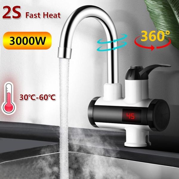 Buy cheap 360 Degree Rotating Deck Mounted Heater Faucet Fast Heat Multifunction LVD from wholesalers