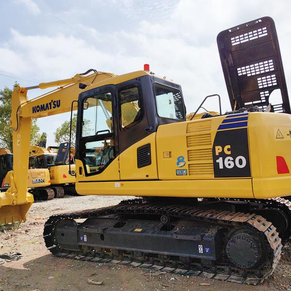 Buy cheap 16Ton Used Komatsu Excavators Digging Machines Pc160-7 from wholesalers