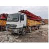 Buy cheap Red 2012 Used 56m Truck Mounted Pump Contractor Trailer Pump Feeding Height 1540 from wholesalers