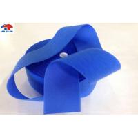 Buy cheap Blue Hook and loop fasteners , 50mm Nylon Loop Fabric 25meters per roll product