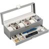 Buy cheap ProCase Watch Box Organizer for Men, 6 Slot Watch Display Case with Drawer, Father's Day Gift Mens Watch Holder Watch from wholesalers