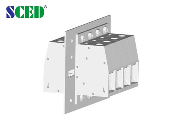 Buy cheap Industrial High Voltage Through Panel Terminal Blocks Double Decks from wholesalers
