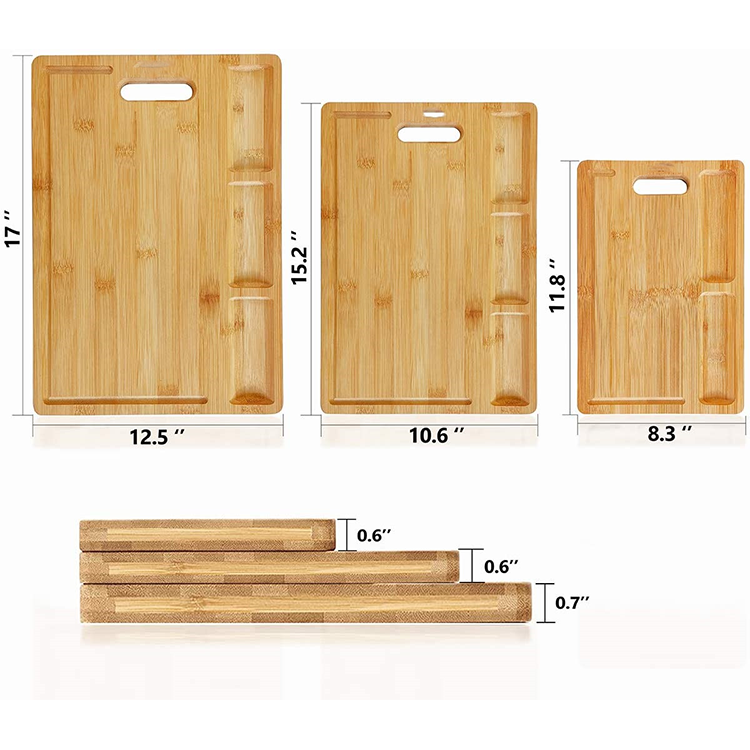 Large Bamboo Cutting Board for Sustainable Chopping Performance and Efficiency